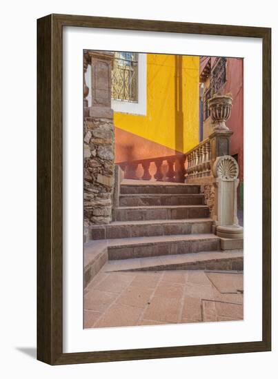 Mexico, Guanajuato, Steps and Shadows-Rob Tilley-Framed Photographic Print