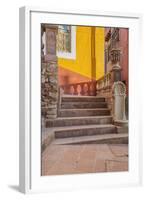 Mexico, Guanajuato, Steps and Shadows-Rob Tilley-Framed Photographic Print