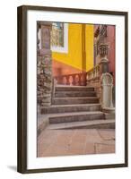 Mexico, Guanajuato, Steps and Shadows-Rob Tilley-Framed Photographic Print