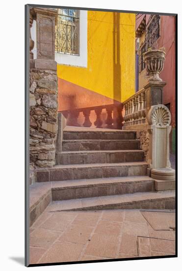 Mexico, Guanajuato, Steps and Shadows-Rob Tilley-Mounted Photographic Print