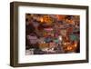 Mexico, Guanajuato. the Colorful Homes and Buildings of Guanajuato at Night-Judith Zimmerman-Framed Photographic Print