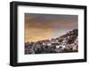 Mexico, Guanajuato. the Colorful Homes and Buildings of Guanajuato at Sunset-Judith Zimmerman-Framed Photographic Print
