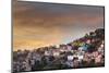 Mexico, Guanajuato. the Colorful Homes and Buildings of Guanajuato at Sunset-Judith Zimmerman-Mounted Photographic Print