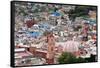 Mexico, Guanajuato, View of Guanajuato from El Pipila Monument-Hollice Looney-Framed Stretched Canvas