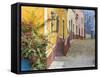 Mexico, Guanajuato. View of Street and Colorful Buildings-Jaynes Gallery-Framed Stretched Canvas