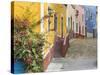 Mexico, Guanajuato. View of Street and Colorful Buildings-Jaynes Gallery-Stretched Canvas