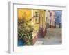 Mexico, Guanajuato. View of Street and Colorful Buildings-Jaynes Gallery-Framed Premium Photographic Print