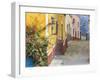 Mexico, Guanajuato. View of Street and Colorful Buildings-Jaynes Gallery-Framed Photographic Print