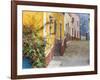 Mexico, Guanajuato. View of Street and Colorful Buildings-Jaynes Gallery-Framed Photographic Print