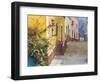 Mexico, Guanajuato. View of Street and Colorful Buildings-Jaynes Gallery-Framed Photographic Print