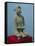 Mexico, Jaina Island, Terracotta Statuette of Seated Noble-null-Framed Stretched Canvas