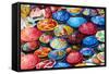 Mexico, Jalisco. Bowls for Sale in Street Market-Steve Ross-Framed Stretched Canvas