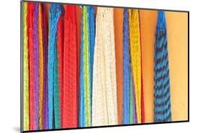 Mexico, Jalisco. Colorful Hammocks Sold by Street Vendors-Steve Ross-Mounted Photographic Print