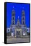 Mexico, Jalisco, Guadalajara, Zapopan Basilica at Dawn-Rob Tilley-Framed Stretched Canvas