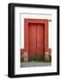 Mexico, Jalisco, San Sebastian del Oeste. Colorful Rustic Door-Steve Ross-Framed Photographic Print