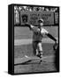 Mexico Little League Team Member Angel Macias, During Little League Championship Game-null-Framed Stretched Canvas