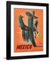 Mexico: Mariachi Cactus, c.1945-null-Framed Giclee Print