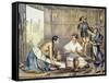 Mexico, Mexicans Preparing Tortillas-null-Framed Stretched Canvas