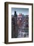 Mexico, Mexico City, Emiliano Zapata Street, Pedestrian Way, Dusk, Centro Historico, Red Dome of Ig-John Coletti-Framed Photographic Print