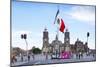 Mexico, Mexico City, Metropolitan Cathedral, Zocalo, Main Plaza, Mexican Flag, CDMX Letters, City o-John Coletti-Mounted Photographic Print