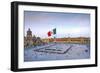 Mexico, Mexico City, Zocalo, Main Square, Lowering Of The Mexican Flag, National Palace, Palacio Na-John Coletti-Framed Photographic Print