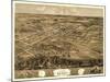 Mexico, Missouri - Panoramic Map-Lantern Press-Mounted Art Print