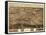 Mexico, Missouri - Panoramic Map-Lantern Press-Framed Stretched Canvas