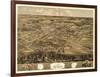 Mexico, Missouri - Panoramic Map-Lantern Press-Framed Art Print