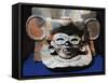 Mexico, Mitla, Funerary Urn Depicting Goddess of Thirteen Snakes-null-Framed Stretched Canvas
