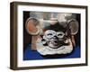 Mexico, Mitla, Funerary Urn Depicting Goddess of Thirteen Snakes-null-Framed Giclee Print