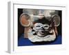 Mexico, Mitla, Funerary Urn Depicting Goddess of Thirteen Snakes-null-Framed Giclee Print