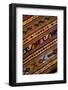 Mexico, Oaxaca, Detail of hand-woven rug using Zapotec Indian design-Paul Souders-Framed Photographic Print