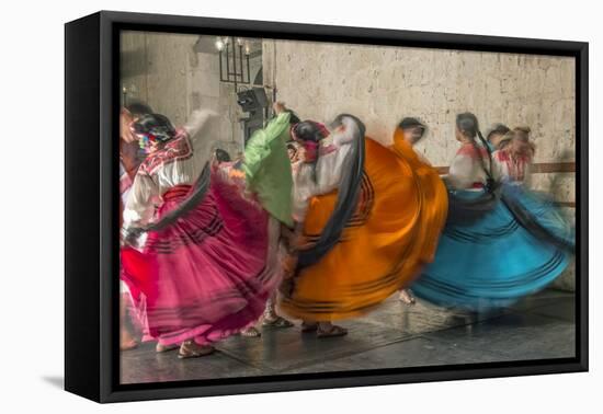 Mexico, Oaxaca, Mexican Folk Dance-Rob Tilley-Framed Stretched Canvas