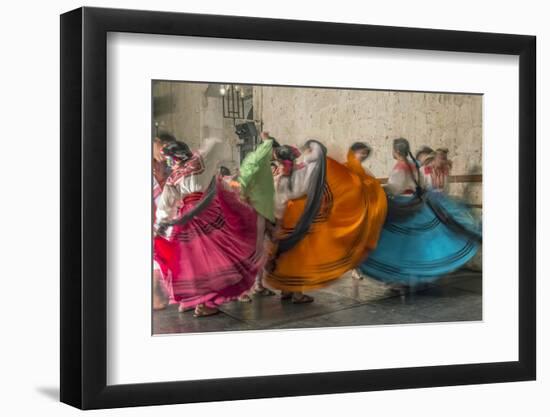 Mexico, Oaxaca, Mexican Folk Dance-Rob Tilley-Framed Photographic Print