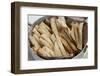 Mexico, Oaxaca Province, Oaxaca, Taquitos on Display in Market-Merrill Images-Framed Photographic Print