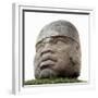 Mexico: Olmec Head-null-Framed Giclee Print