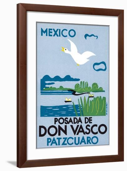 Mexico, Posada de Don Vasco-null-Framed Art Print