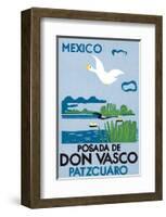 Mexico, Posada de Don Vasco-null-Framed Art Print