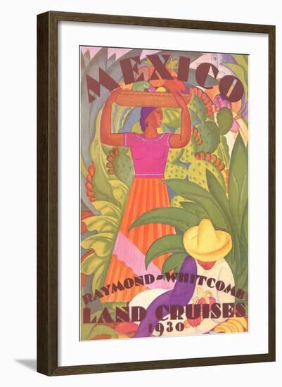 Mexico Poster, Orozco-esque-null-Framed Art Print