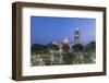 Mexico, Puebla, Zocolo and Puebla Cathedral at Twilight-Rob Tilley-Framed Photographic Print