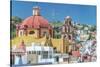 Mexico, Rooftop View of Guanajuato-Rob Tilley-Stretched Canvas