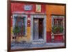 Mexico, San Miguel de Allende, Back streets of the town with colorful buildings-Terry Eggers-Framed Photographic Print