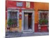 Mexico, San Miguel de Allende, Back streets of the town with colorful buildings-Terry Eggers-Mounted Photographic Print