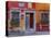 Mexico, San Miguel de Allende, Back streets of the town with colorful buildings-Terry Eggers-Stretched Canvas