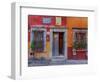 Mexico, San Miguel de Allende, Back streets of the town with colorful buildings-Terry Eggers-Framed Photographic Print