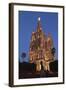 Mexico, San Miguel De Allende. Cathedral of San Miguel Archangel Lit Up at Night-Brenda Tharp-Framed Photographic Print