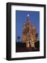 Mexico, San Miguel De Allende. Cathedral of San Miguel Archangel Lit Up at Night-Brenda Tharp-Framed Photographic Print