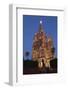 Mexico, San Miguel De Allende. Cathedral of San Miguel Archangel Lit Up at Night-Brenda Tharp-Framed Photographic Print