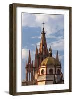 Mexico, San Miguel De Allende. Cathedral of San Miguel Archangel-Brenda Tharp-Framed Photographic Print