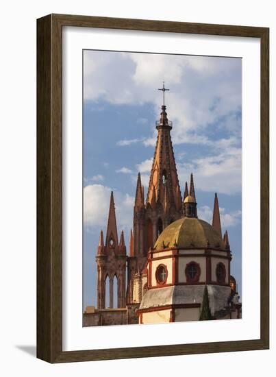 Mexico, San Miguel De Allende. Cathedral of San Miguel Archangel-Brenda Tharp-Framed Photographic Print
